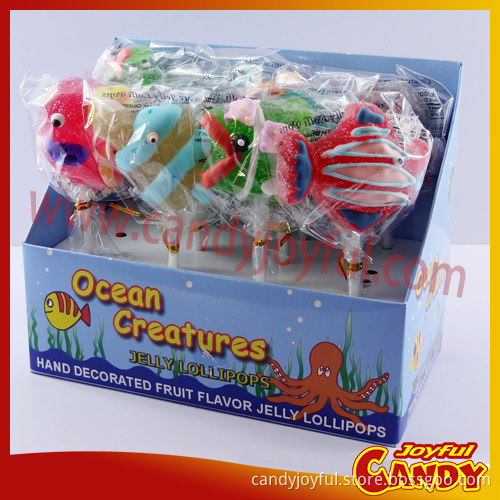 JF1473 28g Jelly Fish Lollipop Candy